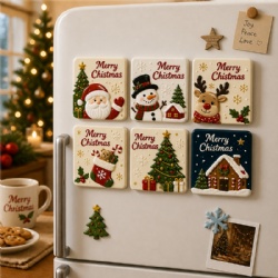 Christmas Ceramic Magnets